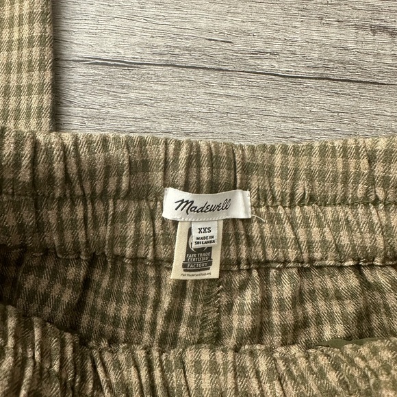 Madewell huston pull on tapered pants in zander gingham plaid - Picture 5 of 6